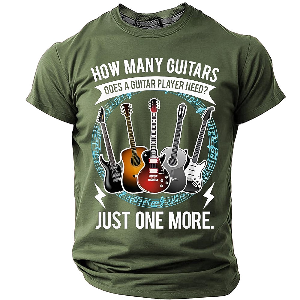 Men's One More Guitar Graphic Tee