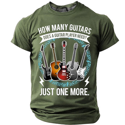 Men's One More Guitar Graphic Tee
