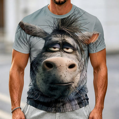 Men's Funny Donkey Animal Graphic Tee