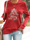 Women's Christmas Graphic Vintage Sweatshirt