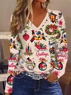 Women's Christmas Graphic Graphic Shirt