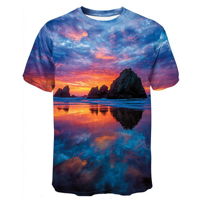 Men's Nautical Adventure Ocean Graphic Tee