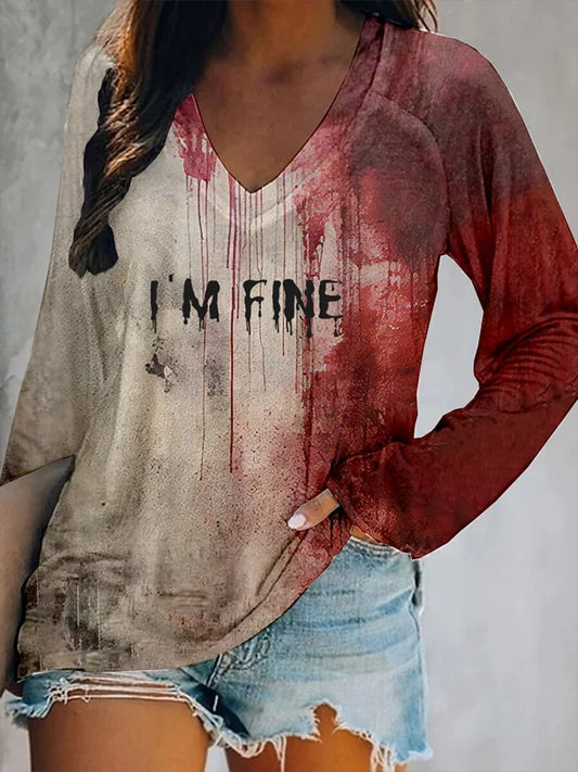 Women's Halloween Haunted Tee