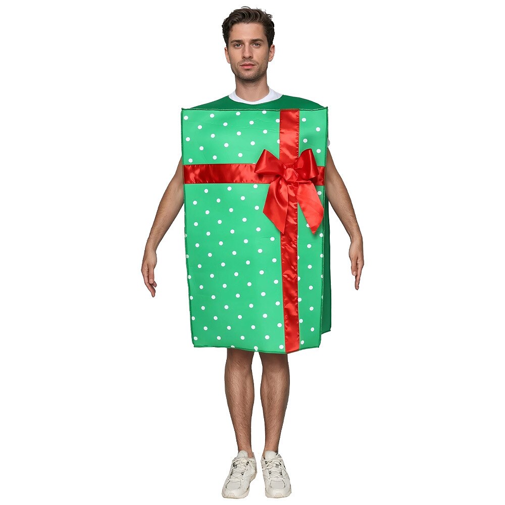 Men's Christmas Gift Box Costume Set