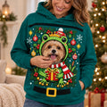 Funny Frog Pet Carrier Bonding Hoodie