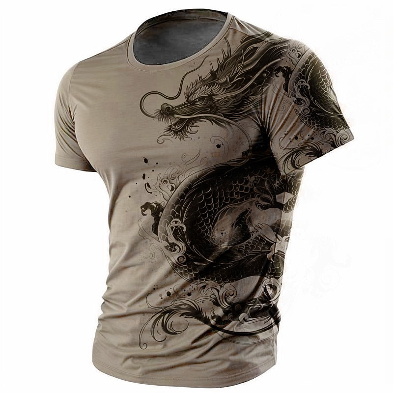 Men's Mythic Dragon Adventure Graphic Tee