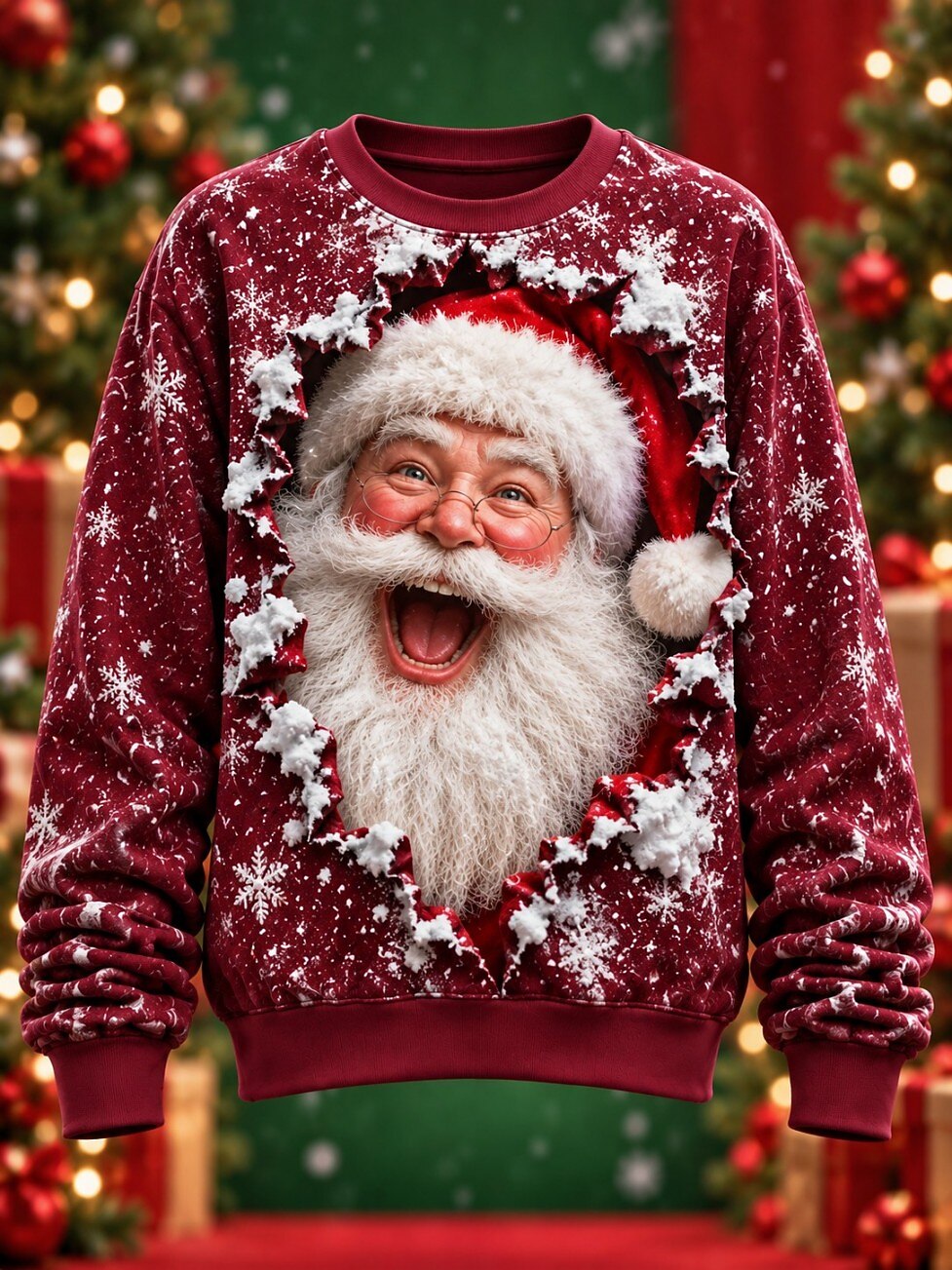 Women's Christmas Animal Graphic Sweatshirt