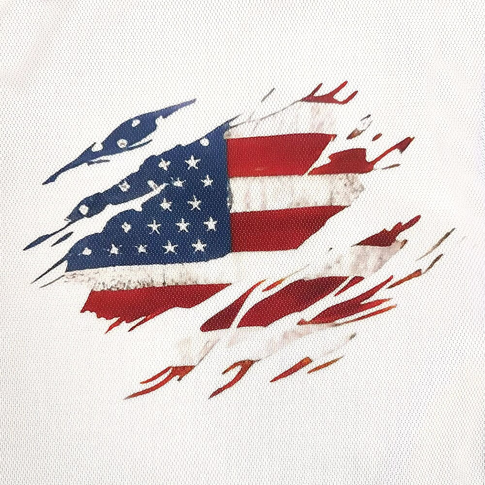 Men's Independence Day Flag Polo
