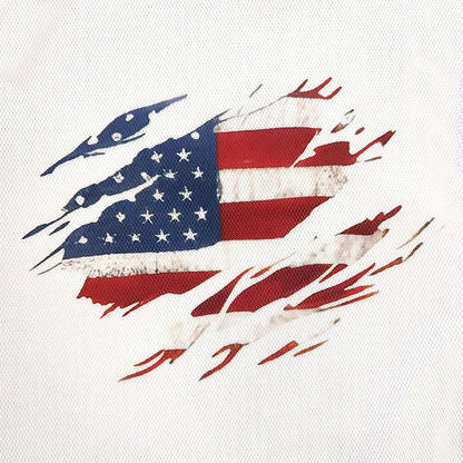 Men's Independence Day Flag Polo