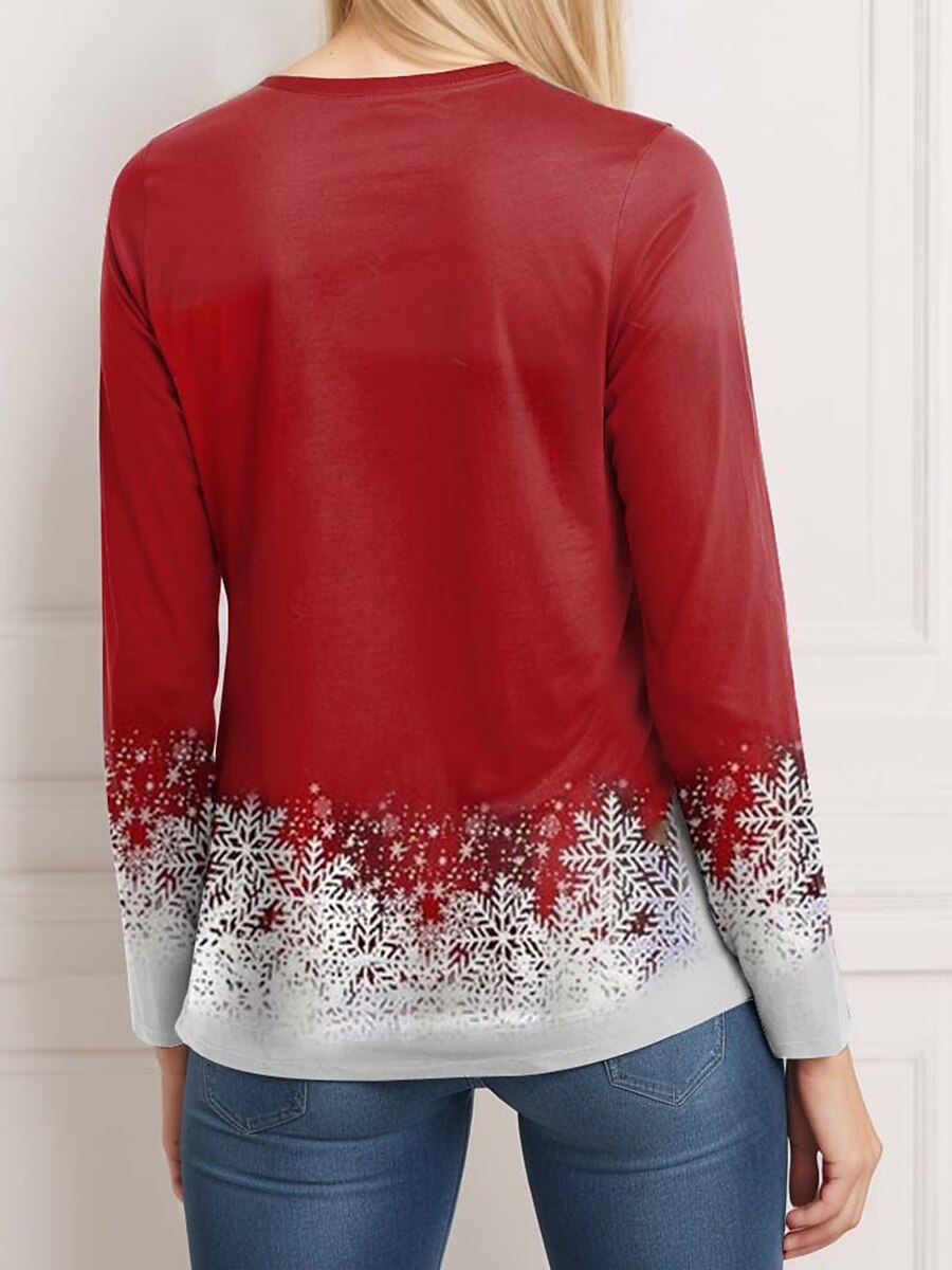 Women's Classic Snowman Christmas T-Shirt