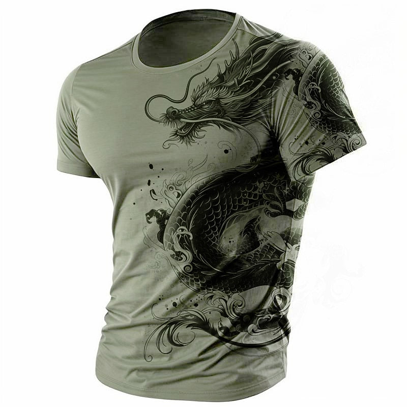 Men's Mythic Dragon Adventure Graphic Tee