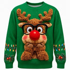 Men's Christmas Reindeer Crewneck Sweatshirt