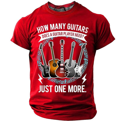Men's One More Guitar Graphic Tee
