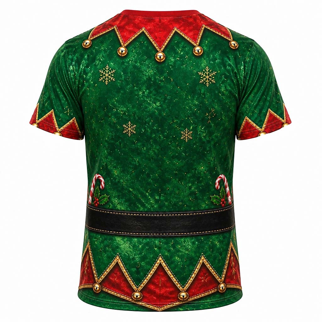 Christmas Sexy Elf Funny Graphic T-Shirt