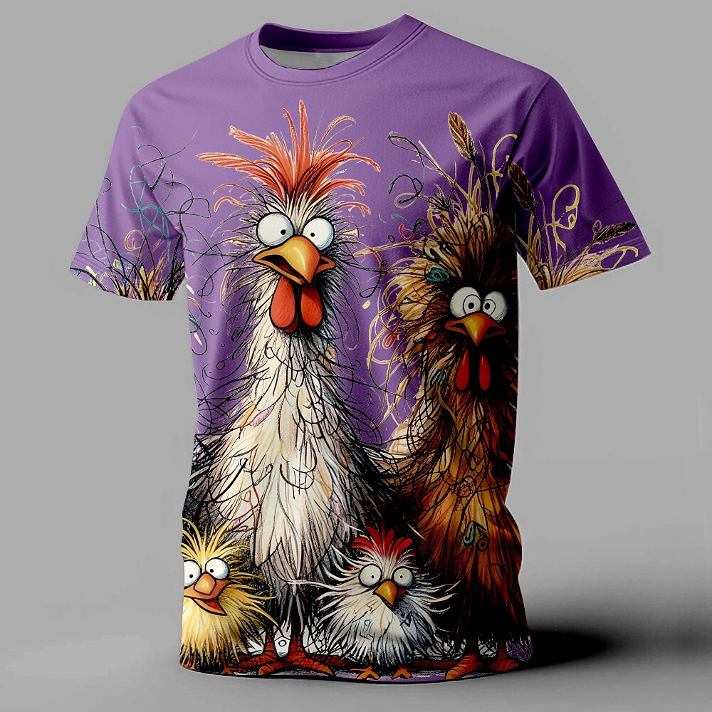 Men's Vintage Rooster Farm Graphic Tee