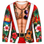 Christmas Sexy Santa Graphic Crewneck Sweatshirt