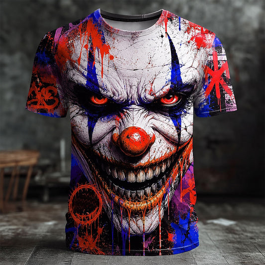 Men's Carnival Clown Horror Graphic Tee