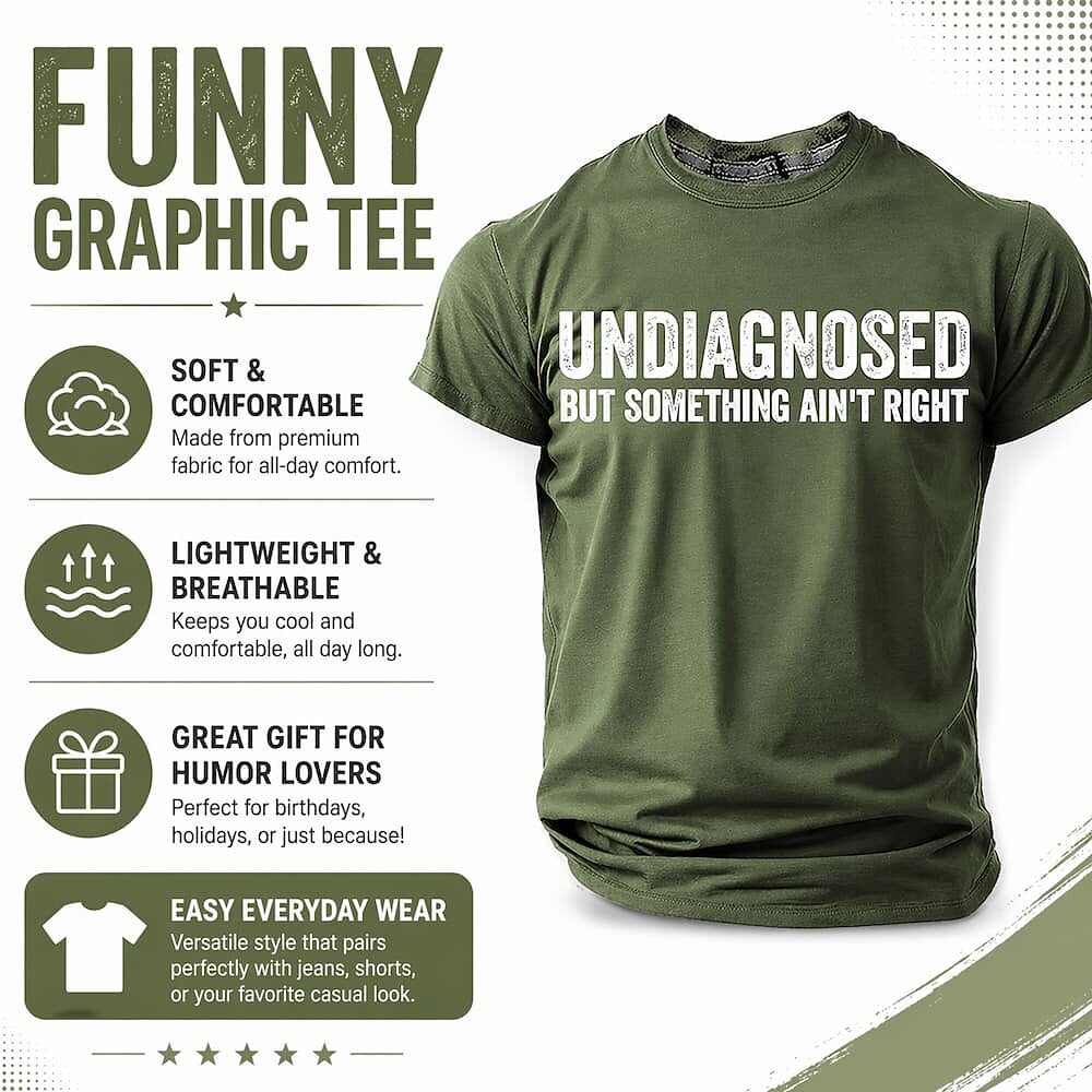 Men's Sarcastic Humor Graphic Tee