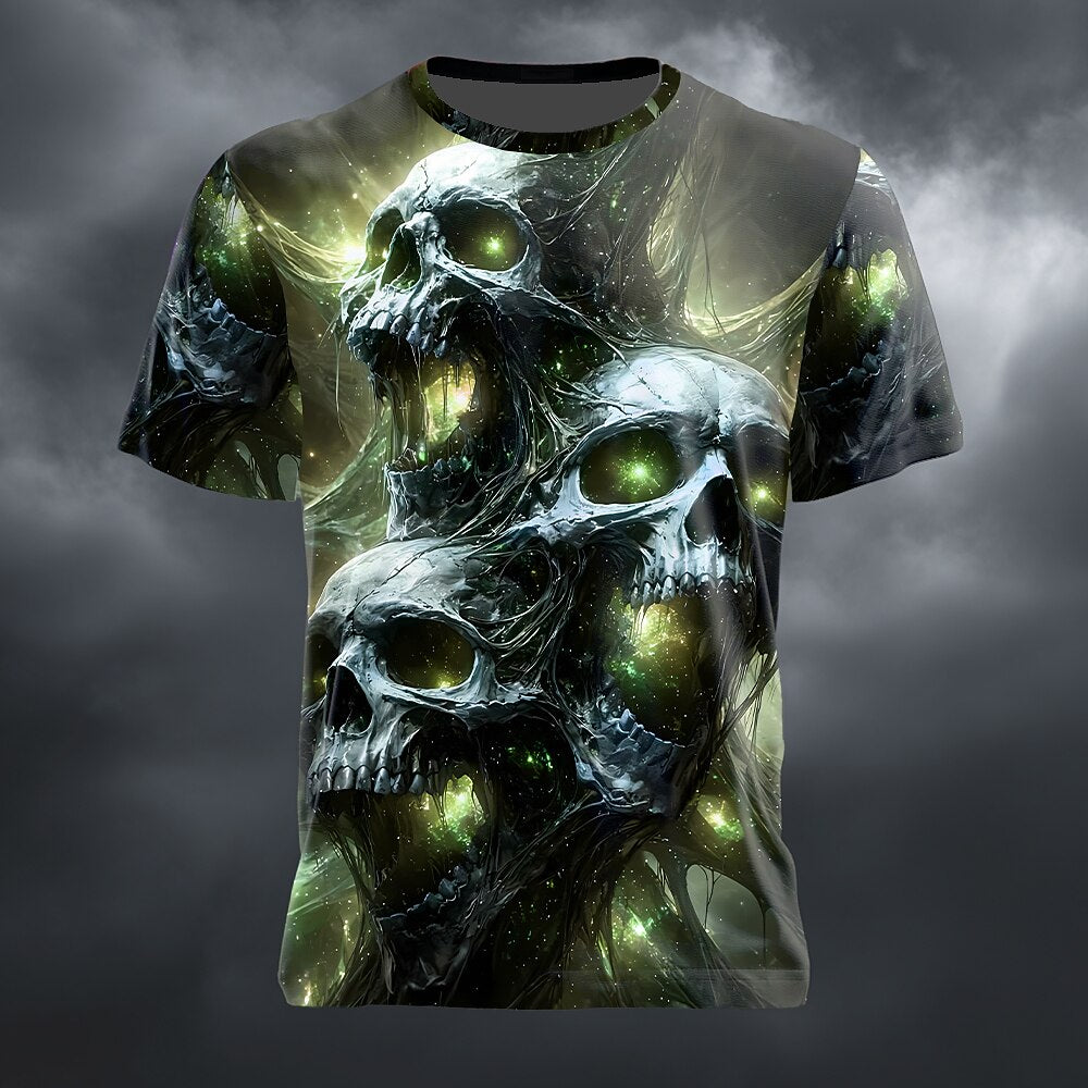 Men's Skull Optical Illusion Tee