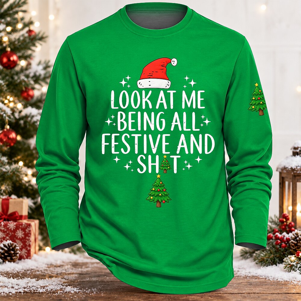 Men's Christmas Graphic Stylish Shirt