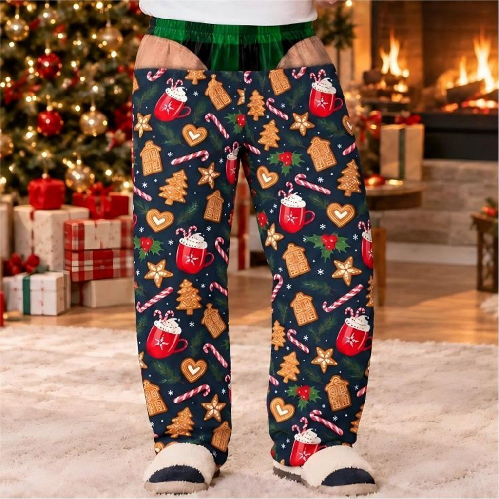 Fun Family Lights Gift Pajama Pants