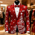Christmas Tree Formal Party Blazer Jacket