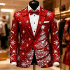 Christmas Tree Formal Party Blazer Jacket