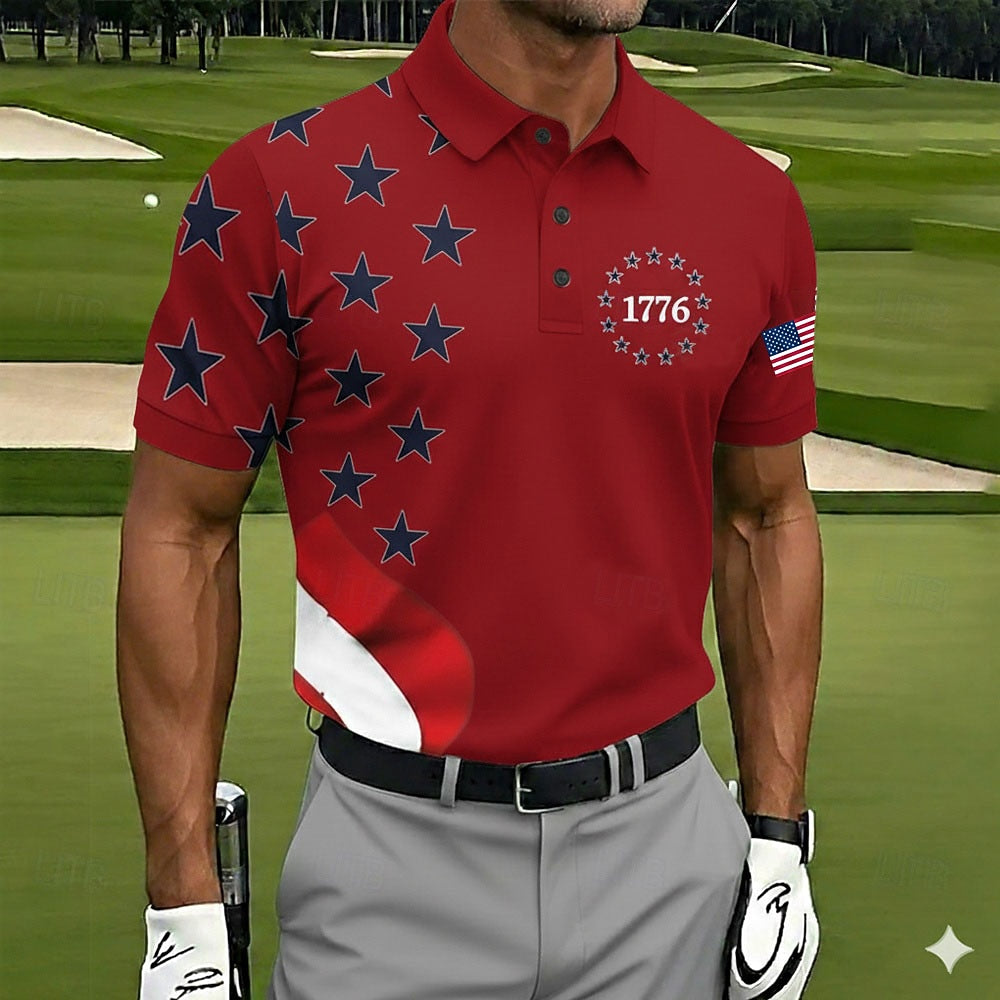 Men's Stars Stripes Classic Polo