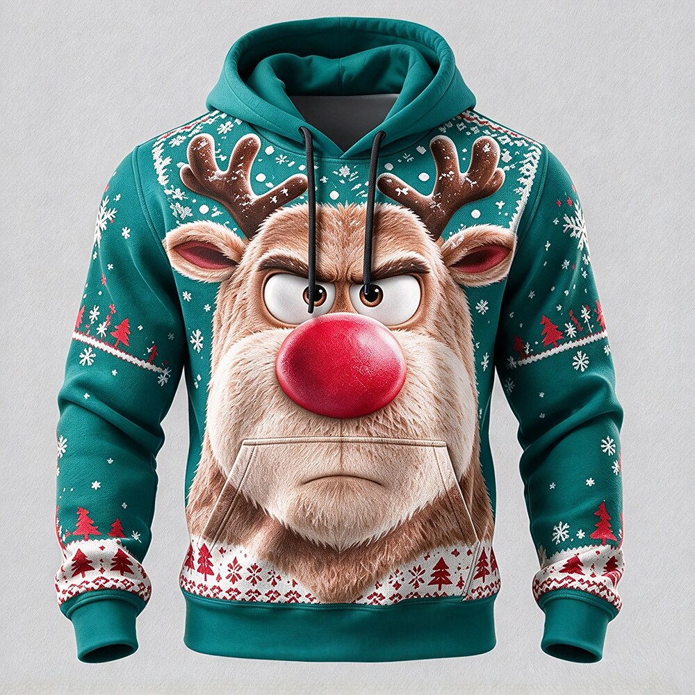 Christmas Animal Funny Hooded Hoodie