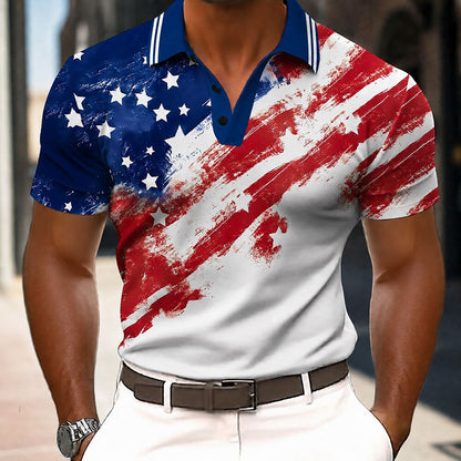 Men's American Pride Golf Polo