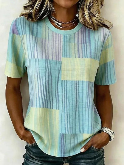 Women's Coastal Ocean Art Graphic Tee