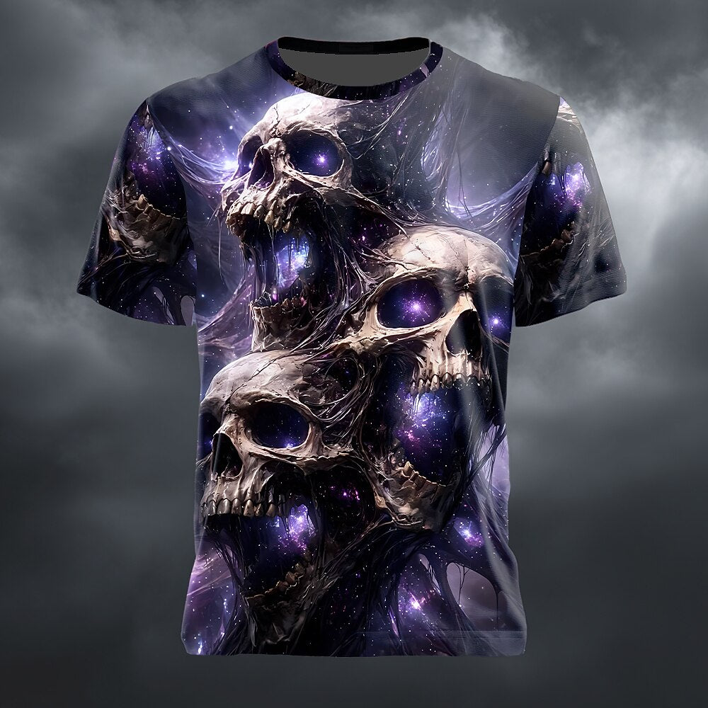 Men's Skull Optical Illusion Tee