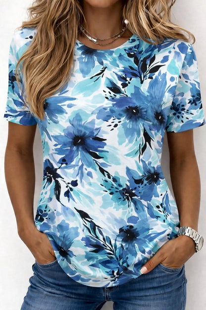 Women's Ombre Blossom Graphic Tee