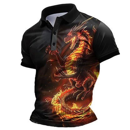 Men's Halloween Black Cat Henley