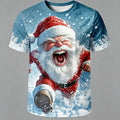 Santa Christmas Party Street Graphic Tee