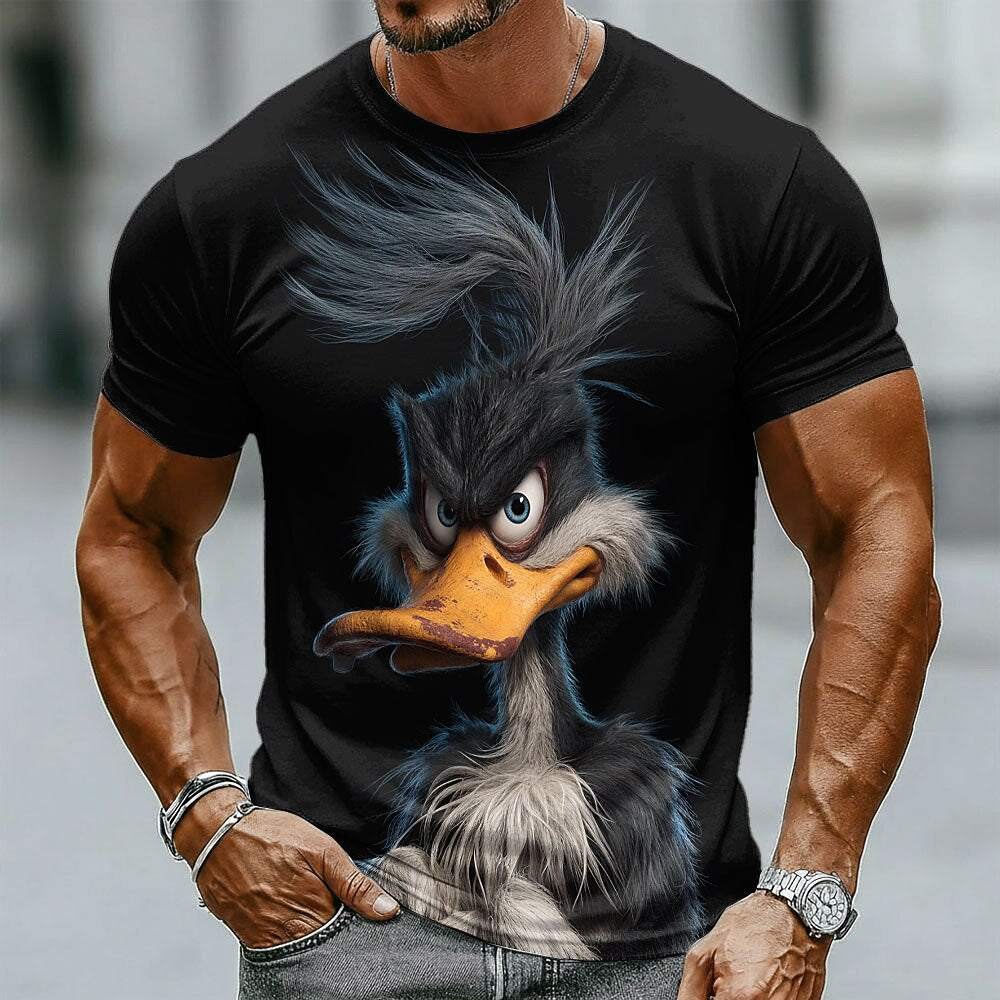 Men's Grumpy Duck Streetwear Graphic Tee