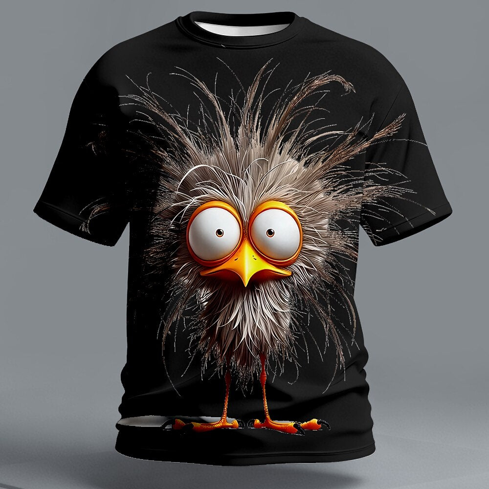Men's Grumpy Bird Party Graphic Tee