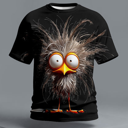 Men's Grumpy Bird Party Graphic Tee
