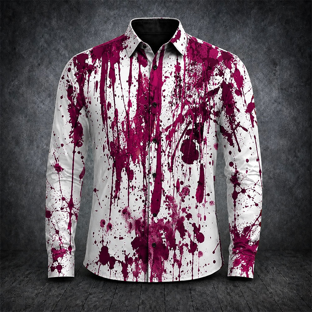 Men's Dark Halloween Streetwear Shirts