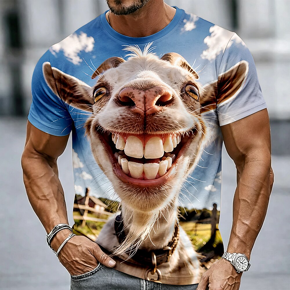 Men's Rustic Sheep Country Graphic Tee