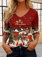 Women's Christmas Graphic Shirt