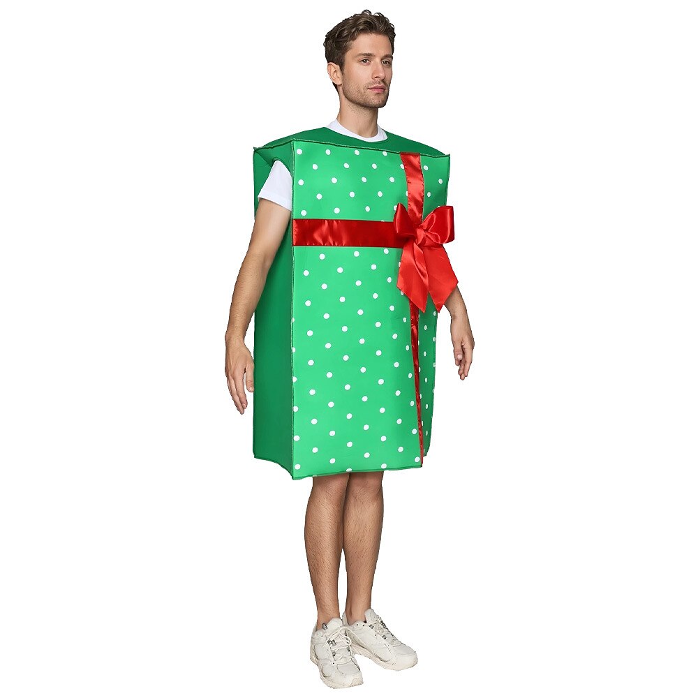 Men's Christmas Gift Box Costume Set