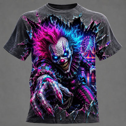 Men's Gothic Creepy Clown Tee