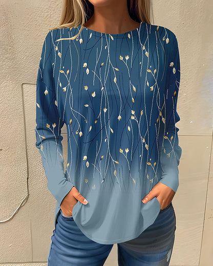 Women's Holiday Floral Garden Graphic Tee