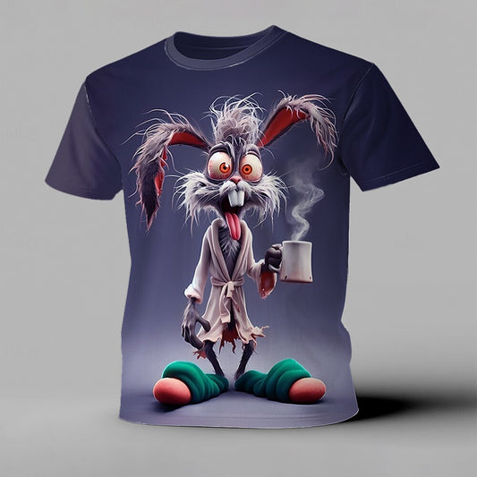 Men's Woodland Rabbit Adventure Graphic Tee