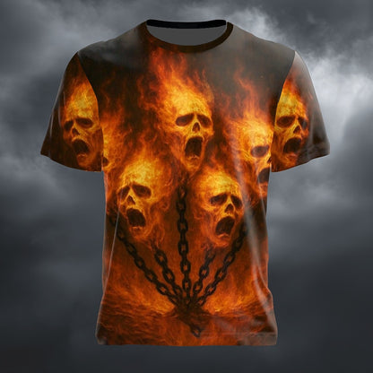 Men's 3D Skull Optical Illusion Tee