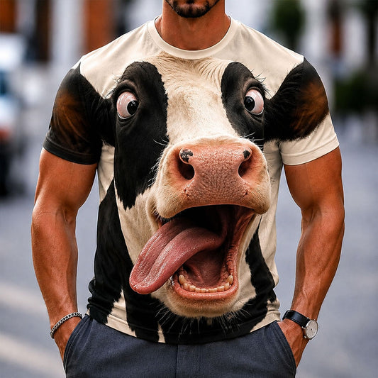 Men's Dairy Cow Country Graphic Tee