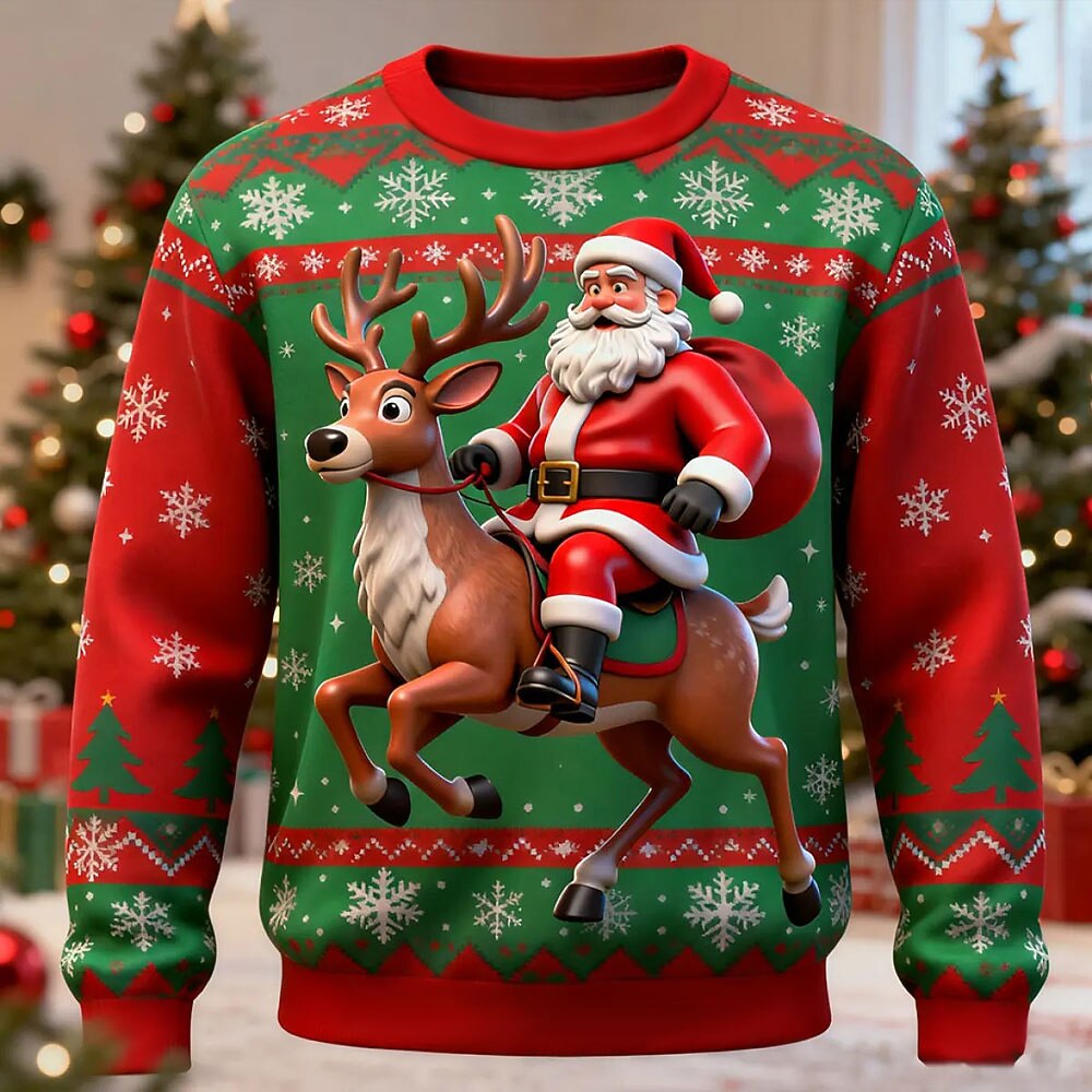Santa Festive Vintage Classic Sweatshirt