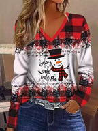 Women's Christmas Graphic Cozy Shirt
