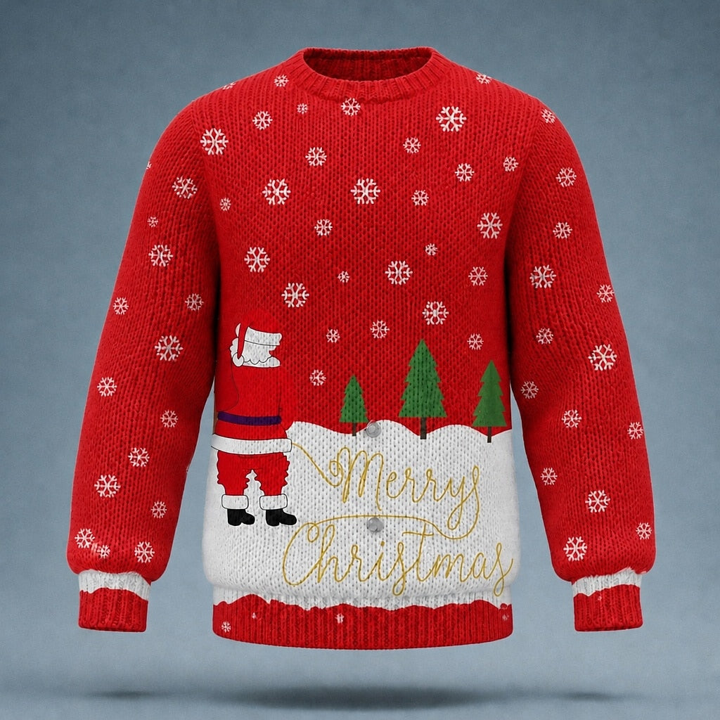 Christmas Classic Knit Crewneck Sweater